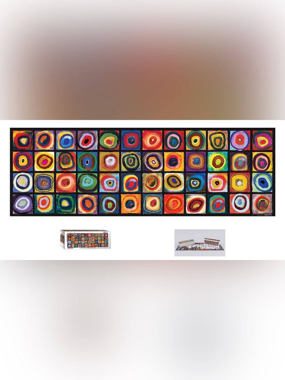 Eurographics - Color Squares Panoramic 1000 Piece Puzzle